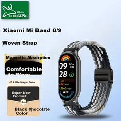 Chensong Zamenska narukvica za pametni sat za Xiaomi Smart Band 8, Crna