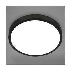Briloner 3709-015 - LED RGBW prigušiva plafonska lampa LED/22W/230V crna + daljinski upravljač