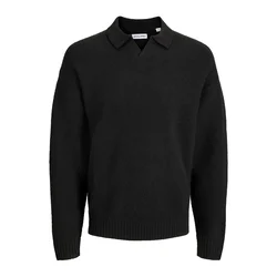 JACK & JONES Pulover JJESOHO OLLIE črna