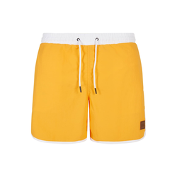 Urban Classics Kratke kopalne hlače Retro, rumena