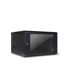 Safewell SMA 19 6U 600x600, vrata sa kaljenim staklom i ventilacionim otvorima