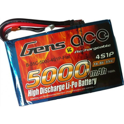 GENS ACE 5000MAH 14,8V 35C 4S1P FLAT