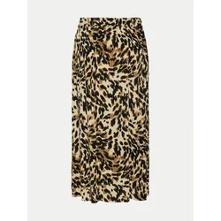 YAS Midi krilo Savanna 26028279 Rjava Regular Fit