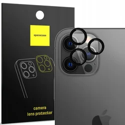 Spacecase SPACECASE OVITEK ZA IPHONE 12 PRO MAX SC CAMERA RING ČRN, (21962867)