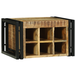Stalak za vino 2 pcs 46 x 35 x 27,5 cm Čvrsto drvo manga