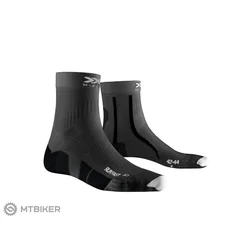 Nogavice X-BIONIC x-SOCKS RUN FAST 4.0, črno/sive (35/38)