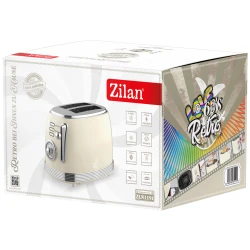 Zilan Toster, 2 otvora za kruh, 6 nivoa grijanja, 850W, Retro - ZLN1191
