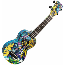 Mahalo MA1GR Art II Series Soprano ukulele Graffiti