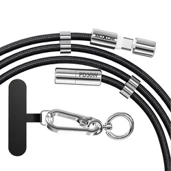 MOXOM USB data kabal MX-CB313 Type-C to Lightning strap/ crna