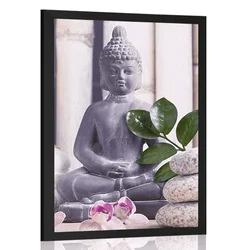 Plakat wellness Buda - 40x60 silver
