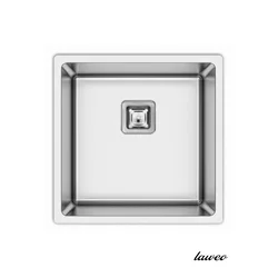 Laweo Podgradna sudopera AS354, 44×44cm, Sifon 9x9cm, Hrom