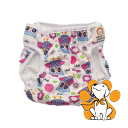 Misoko Diapers Reusable Female White XS, Periva Pelena Za Ženke, Sove