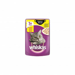 WHISKAS hrana za mačku, kesica, Creamy Soups piletina 85g 520241