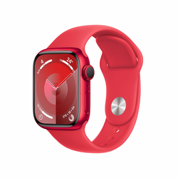 Apple Watch Series 9 41 mm Digitalno 352 x 430 pikseli Ekran osjetljiv na dodir Crveno Wi-Fi GPS