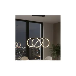 LED luster na sajli FLEXI LED/36W/230V 4000K crna