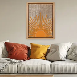 Wallity Dekorativna slika na platnu, 46x66cm, Šarena