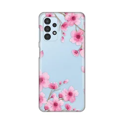 TELEMPIRE Silikonska maska za telefon Print Skin za Samsung A135F Galaxy A13 4G Rose flowers providna