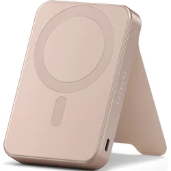 Satechi Qi2 10K Magnetic Power Bank with Stand - Desert Rose