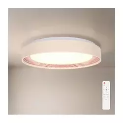 Brilagi - LED prigušiva stropna svetiljka WALDO LED/48W/230V pr. 40 cm bež/zlatna + daljinski upravljač