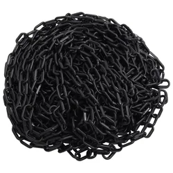 Lanac za upozorenje crni 30 m O 4 mm plastični