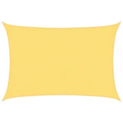 Vidaxl Senčno jadro 160 g/m2 bež 2x3 m HDPE