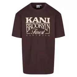 Karl Kani Majica Finest kremna/temno rjava