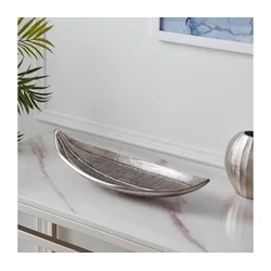 Eglo 427004 - Dekorativni pladanj FORLEYET 14x38,5 cm, srebrne boje