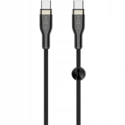 FIXED Fiksni kabel USB tipa C - USB tipa C 1,2 m črne barve 1 kos.