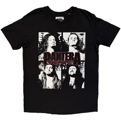 Pantera Cowboys From Hell Flames (Back Print) Black XL Majica