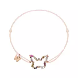 Lueur Butterfly Narukvica - Rose Gold Plated