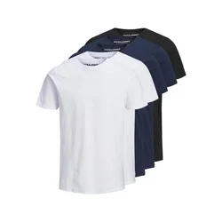 JACK & JONES Majica Essentials črna/bela