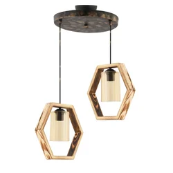 OPVIQ Luster Hexagon Double G Glass