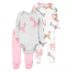 CARTERS komplet oblačil za dojenčka 1L760910 D NEWBORN (nd), 3 delni