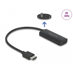 Delock adapter HDMI-A priključek za USB Type-C vtičnico (DP Alt način) 8K