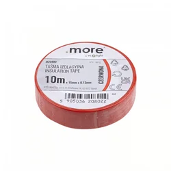 Eco light Izolacijski trak 15 mm x 0,13 mm RDEČ 10 m