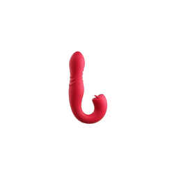 Vibrator za G točko in klitoris HoneyPlayBox - JOI Thrust 2 Pressure Sensing, z aplikacijo, rdeč