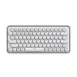 Rapoo Mechanische Multimodus Tastatur “Ralemo Pre 5”, weiß Drahtlose Multimodus-Verbindung – QWERTZ (deutsches)-Layout