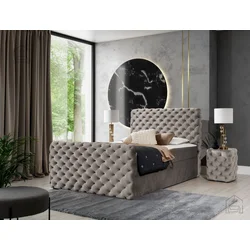 Boxspring postelja Chesterfield Lux - 140x200 cm