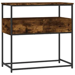 Konzolni stol boja hrasta 75 x 40 x 75 cm konstruirano drvo