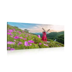 Slika travnik pri čarobnem mlinu - 100x50