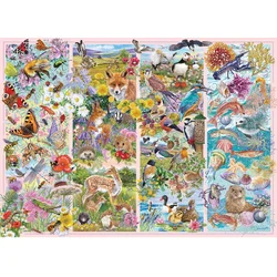GIBSONS Radovedne živali Puzzle 1000 kosov