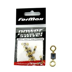 DOUBLE COLOUR ROLLING SWIVEL 10pcs VEL.10, FX5558-010