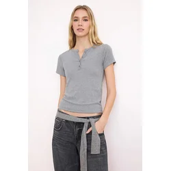 Trendyol Milla Ženska bluza, Siva