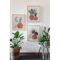 Wallity slika 3Dartsoho112, 3 dijela, 33 x 48 cm