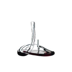 RIEDEL MAMBA FATTO A MANO OPTICAL Dekanter za vino, crno-belo-crna linija, 1.5L