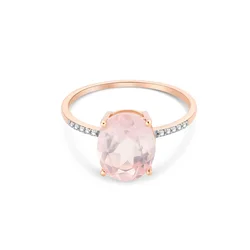 DIAMANT LETERNEL Prstan rožnato zlata
