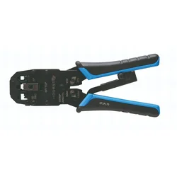 HOGERT Krimp klešta s polugom za RJ-11 terminal western plug 4P 6P 8P