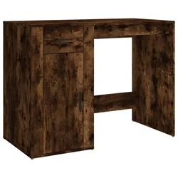 Radni stol boja dimljenog hrasta 100x49x75 cm konstruirano drvo