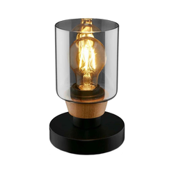 Briloner 7486015 - Stona lampa 1xE27/10W/230V crna