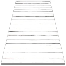 Decormat Vinilna preproga Stare bele deske 80x120 cm